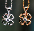 Fiorever Necklace Diamond Center – LUX VERSE Luxury Designer Fashion Outlet