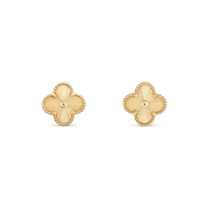 Clover Medium 1 Motifs Laser Earrings – LUX VERSE Luxury Designer Fashion Outlet