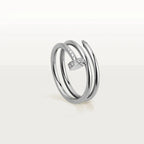 Juste Ring 1.8mm Silver Double Row – LUX VERSE Luxury Designer Fashion Outlet