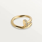 Juste Ring 2.65mm Gold Diamond – LUX VERSE Luxury Designer Fashion Outlet
