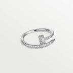 Juste Ring 1.8mm Silver Diamonds – LUX VERSE Luxury Designer Fashion Outlet