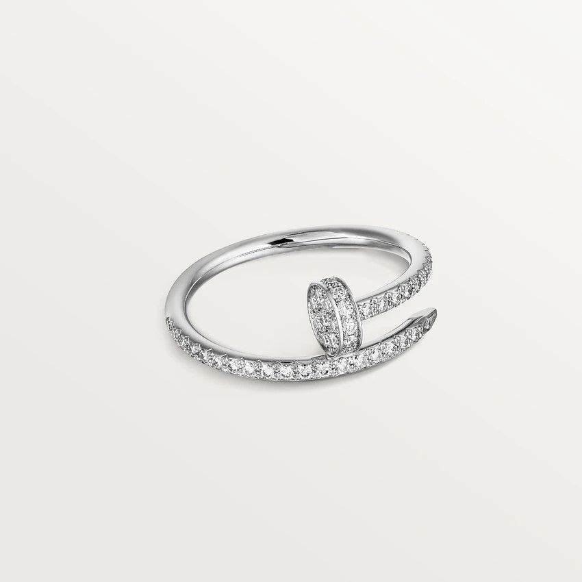 Juste Ring 1.8mm Silver Diamonds – LUX VERSE Luxury Designer Fashion Outlet
