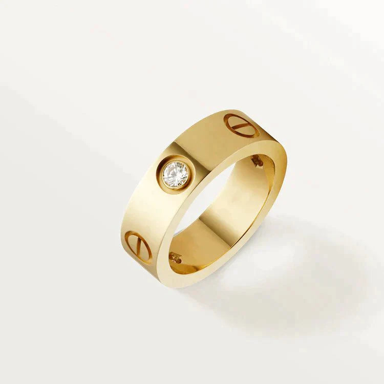 Love Ring 5.5mm 3 Diamonds Rose Gold – LUX VERSE Luxury Designer Fashion Outlet