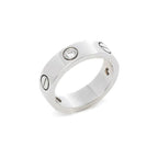 Love Ring 5.5mm 3 Diamonds Silver – LUX VERSE Luxury Designer Fashion Outlet