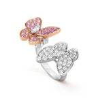 Twin Butterfly Diamond Ring – LUX VERSE Luxury Designer Fashion Outlet
